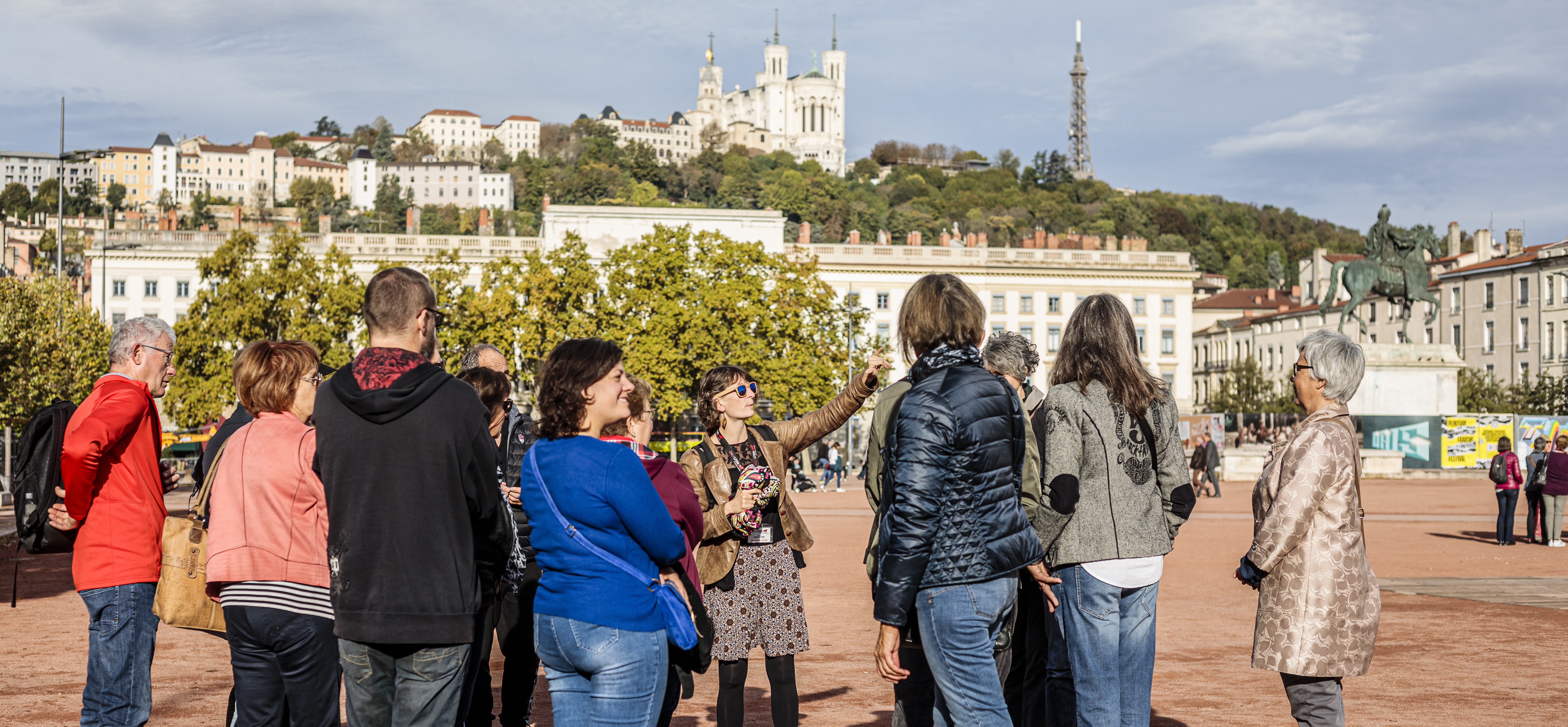 Brice Robert - Guided tour on place Bellecour