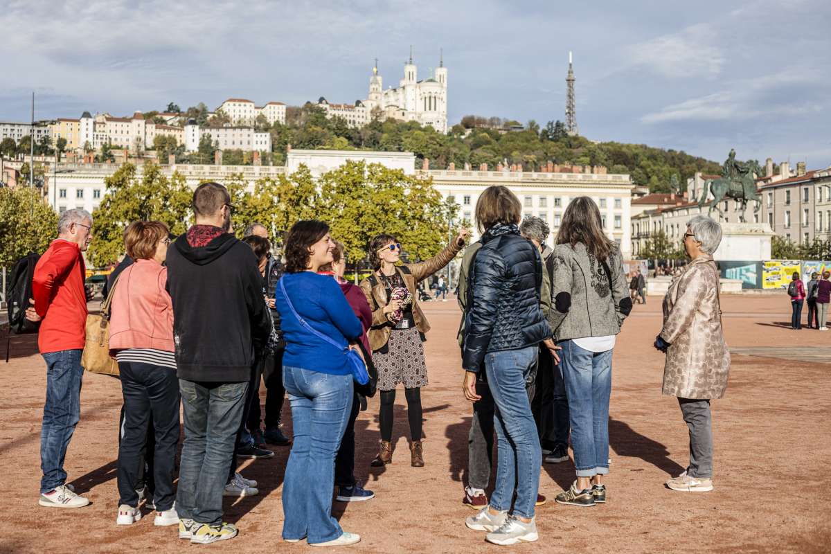 Visite guid&eacute;e place Bellecour