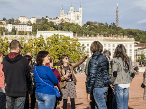 Brice Robert - Visite guidée place Bellecour