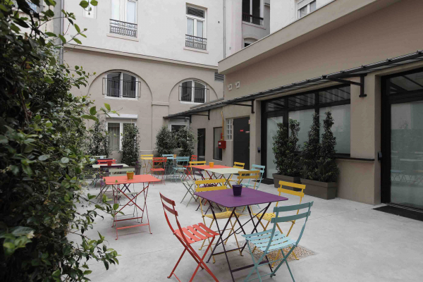 La terrasse © Greet Hôtel Lyon Confluence